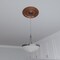 Ekena Millwork Cole PVC Ceiling Medallion (Fits Canopies up to 4 1/2"), Bright Coat Copper, 16"OD x 3 1/2"ID x 1"P CMP16COBCO - alternate 9